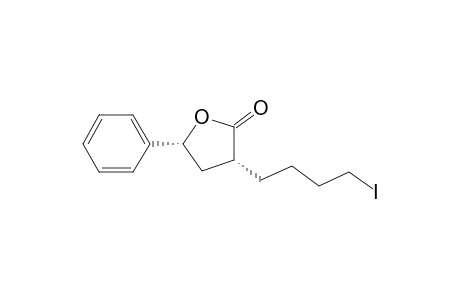 2(3H)-Furanone, dihydro-3-(4-iodobutyl)-5-phenyl-, cis-