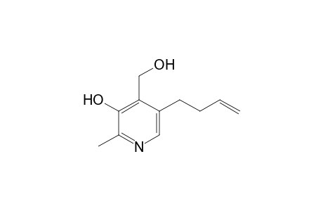 2-Methyl-3-hydroxy-4-hydroxymethyl-5-(3'-butenyl)pyridine