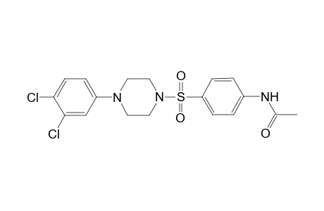 N-[4-[4-(3,4-dichlorophenyl)piperazin-1-yl]sulfonylphenyl]acetamide
