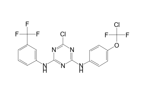 6-Chloro-N-[4-(chloro-difluoro-methoxy)-phenyl]-N'-(3-trifluoromethyl-phenyl)-[1,3,5]triazine-2,4-diamine