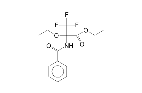 2-Benzamido-2-ethoxy-3,3,3-trifluoro-propionic acid ethyl ester