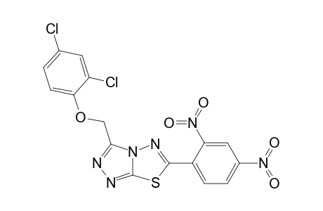 3-((2,4-Dichlorophenoxy)methyl)-6-(2,4-dinitrophenyl)-[1,2,4]triazolo[3,4-b][1,3,4]thiadiazole