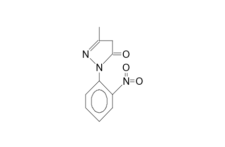 3-Methyl-1-(2-nitro-phenyl)-2-pyrazolin-5-one