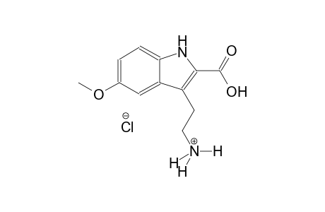 1H-indole-3-ethanaminium, 2-carboxy-5-methoxy-, chloride