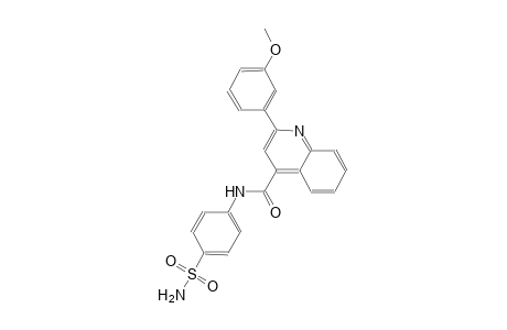 N-[4-(aminosulfonyl)phenyl]-2-(3-methoxyphenyl)-4-quinolinecarboxamide