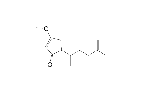 3-Methoxy-5-(1,4-dimethylpent-4-en-1-yl)cyclopent-2-en-1-one