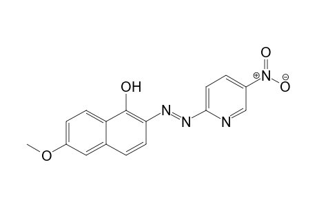 1-Naphthalenol, 6-methoxy-2-[2-(5-nitro-2-pyridinyl)diazenyl]-