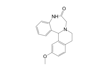 13-METHOXY-5,9,10,14b-TETRAHYDROISOQUINO[2,1-d][1,4]BENZODIAZEPIN-6(7H)-ONE