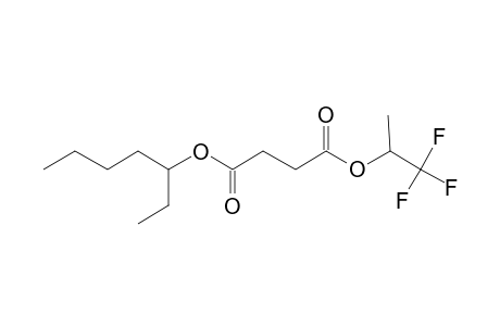 Succinic acid, 1,1,1-trifluoroprop-2-yl 3-heptyl ester