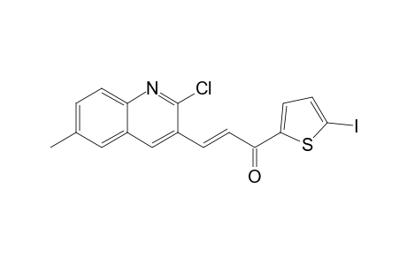 (2E)-3-(2-Chloro-6-methylquinolin-3-yl)-1-(5-iodothien-2-yl)prop-2-en-1-one