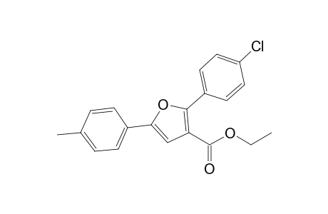 Ethyl 2-(4-chlorophenyl)-5-(4-methylphenyl)furan-3-carboxylate