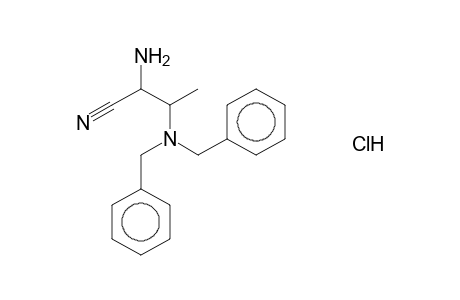 PROPYLAMINE, 2-(DIBENZYLAMINO)-1-CYANO-, HYDROCHLORIDE