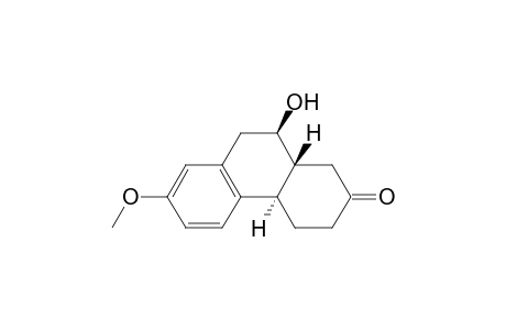 (4aR*,10R*,10aR*)-10-Hydroxy-7-methoxy-3,4,4a,9,10,10a-hexahydrophenanthren-2(1H)-one