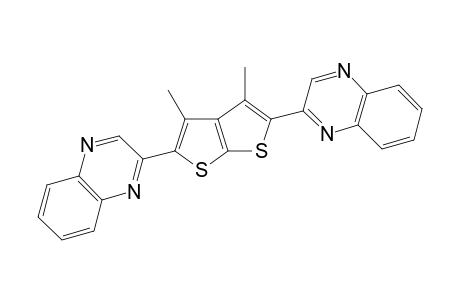 2,2'-(3,4-Dimethylthieno[2,3-b]thiophene-2,5-diyl)diquinoxaline