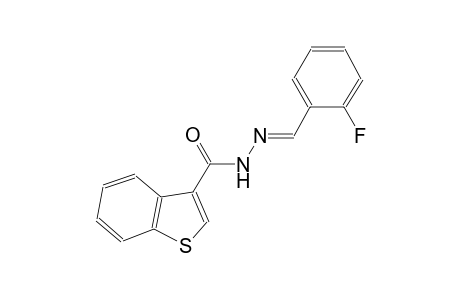 N'-[(E)-(2-fluorophenyl)methylidene]-1-benzothiophene-3-carbohydrazide