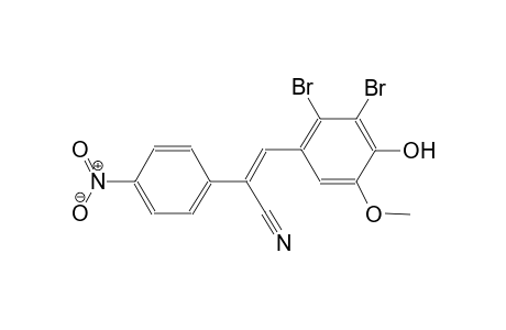 (Z)-3-(2,3-dibromo-4-hydroxy-5-methoxy-phenyl)-2-(4-nitrophenyl)acrylonitrile