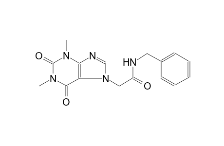 1H-purine-7-acetamide, 2,3,6,7-tetrahydro-1,3-dimethyl-2,6-dioxo-N-(phenylmethyl)-