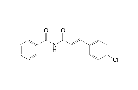N-[(E)-3-(4-chlorophenyl)-1-oxoprop-2-enyl]benzamide