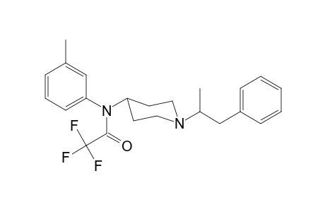 N-3-Methylphenyl-N-[1-(1-phenylpropan-2-yl)piperidin-4-yl]trifluoroacetamide