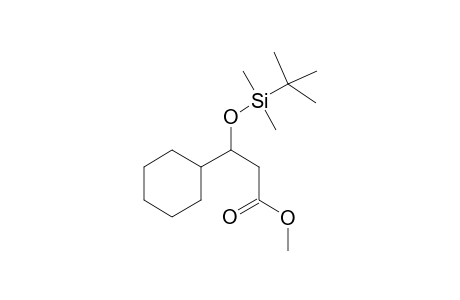 Methyl 3-(t-Butyldimethylsiloxy)-3-cyclohexylpropanoate