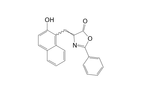 4-[(2-hydroxy-1-naphthyl)methylene]-2-phenyl-2-oxazolin-5-one