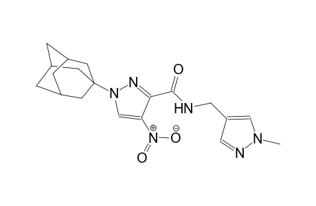 1-(1-adamantyl)-N-[(1-methyl-1H-pyrazol-4-yl)methyl]-4-nitro-1H-pyrazole-3-carboxamide