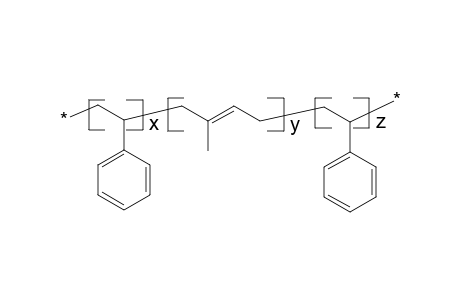 Styrene-isoprene-styrene triblock-copolymer, isoprene styrene = 85:15