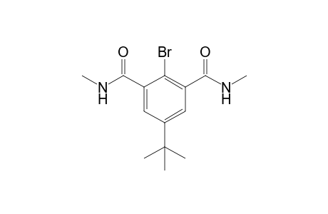 2-Bromanyl-5-tert-butyl-N1,N3-dimethyl-benzene-1,3-dicarboxamide