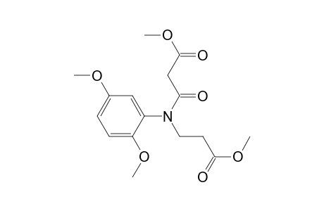 N-(Methoxycarbonylethyl)-N-(2,5-dimethoxyphenyl).alpha.-carbomethoxyacetamide