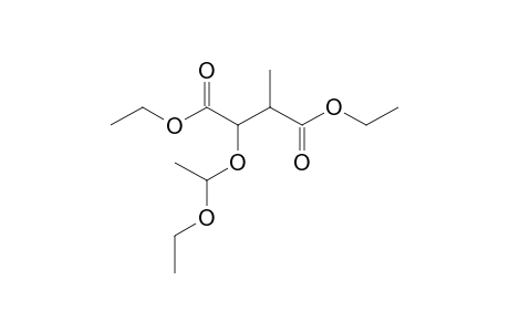 Diethyl 2-(1-ethoxyethoxy)-3-methylsuccinate