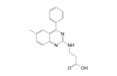 beta-alanine, N-(6-methyl-4-phenyl-2-quinazolinyl)-