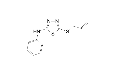 5-allylsulfanyl-N-phenyl-1,3,4-thiadiazol-2-amine