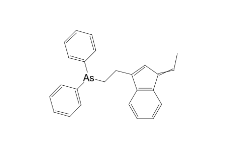 3-[2-(Diphenylarsino)ethyl]-1-ethylidenindene