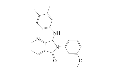 5H-pyrrolo[3,4-b]pyridin-5-one, 7-[(3,4-dimethylphenyl)amino]-6,7-dihydro-6-(3-methoxyphenyl)-