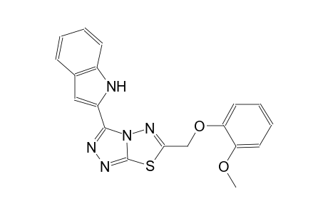 1H-indole, 2-[6-[(2-methoxyphenoxy)methyl][1,2,4]triazolo[3,4-b][1,3,4]thiadiazol-3-yl]-