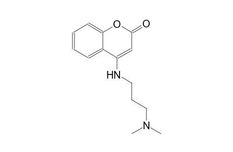 2H-1-benzopyran-2-one, 4-[[3-(dimethylamino)propyl]amino]-