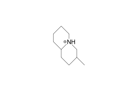 3E-Methyl-quinolizidinium cation