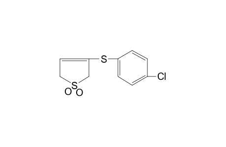 3-[(p-CHLOROPHENYL)THIO]-2,5-DIHYDROTHIOPHENE, 1,1-DIOXIDE