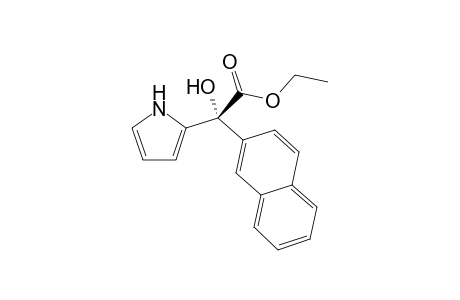 Ethyl 2-hydroxy-2-(naphthalen-2-yl)-2-(1H-pyrrol-2-yl)acetate