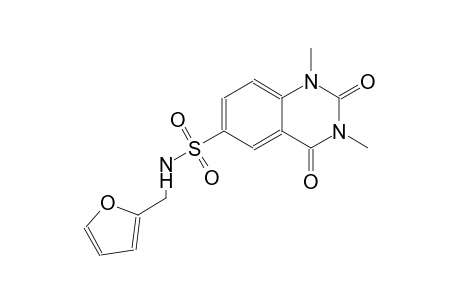 N-(2-furylmethyl)-1,3-dimethyl-2,4-dioxo-1,2,3,4-tetrahydro-6-quinazolinesulfonamide