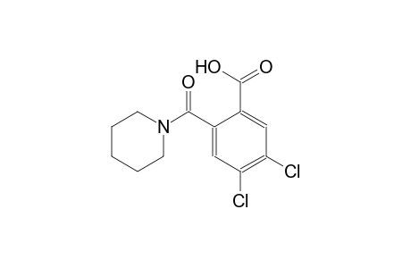 benzoic acid, 4,5-dichloro-2-(1-piperidinylcarbonyl)-