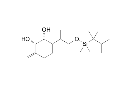 (1S,2 R)-3-{2'-{[Dimethyl(1",1",2"-trimethylpropyl)silyl]oxy}-1'-methylethyl}-6-methylenecyclohexane-1,2-diol