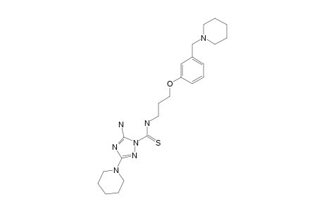 (3-PIPERIDINO-5-AMINO-1H-1,2,4-TRIAZOL-1-YL)-N-[3-[3-(PIPERIDINOMETHYL)-PHENOXY]-PROPYL]-THIOAMIDE