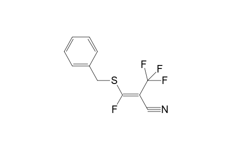 3-Benzylsulfanyl-3-fluoro-2-trifluoromethyl-acrylonitrile