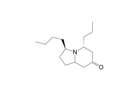 (3R,5R,9S)-3-n-Butyl-5-n-propyloctahydroindolizin-7-one