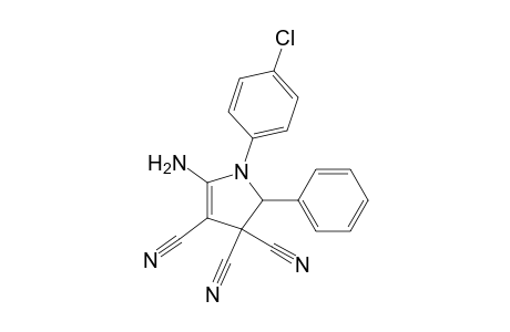 1-(p-chlorophenyl)-2-phenyl-3,3,4-tricyano-5-amino-1,2-dihydropyrrole