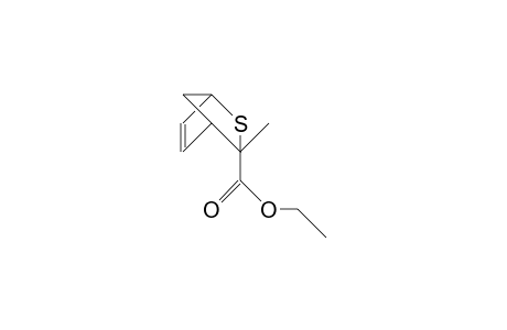 3-Methyl-2-thia-bicyclo(2.2.1)hept-5-en-3-endo-carboxylic acid, ethyl ester
