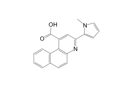 Benzo[f]quinoline-1-carboxylic acid, 3-(1-methyl-2-pyrrolyl)-
