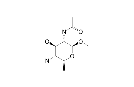 METHYL-2-ACETAMIDO-4-AMINO-2,4,6-TRIDEOXY-BETA-D-GLUCOPYRANOSIDE