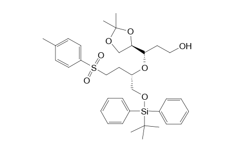 (3S)-3-[(1S)-1-[[tert-butyl(diphenyl)silyl]oxymethyl]-3-(p-tolylsulfonyl)propoxy]-3-[(4R)-2,2-dimethyl-1,3-dioxolan-4-yl]propan-1-ol
